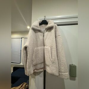 Abercrombie and Fitch Sherpa jacket NWOT